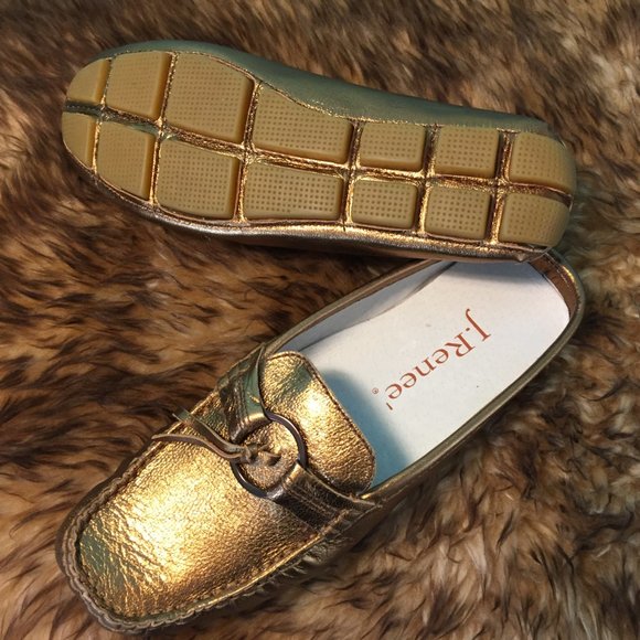 J. Renee Bronze Metallic Leather Mule/Slide (NEW) - Picture 10 of 15